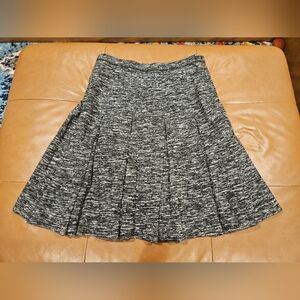 W W by Worth Pleated Wool Blend Skirt, Size 6